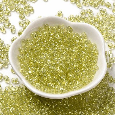 Baking Glass Seed Beads SEED-K009-07A-10-1
