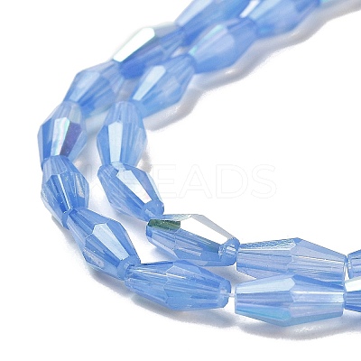 Baking Paint Glass Beads Strands DGLA-D001-01G-1
