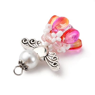 Glass Pendants PALLOY-MZ00780-1
