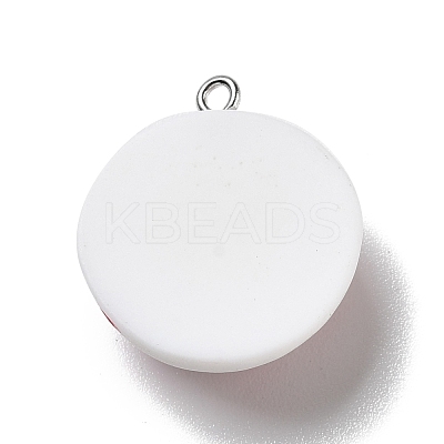 Halloween Opaque Resin Pendants RESI-B011-05-1