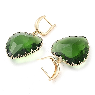 Glass Heart Dangle Hoop Earrings EJEW-Q800-18KCG-1