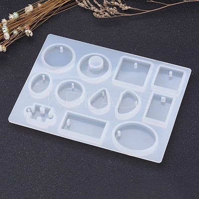 DIY Silicone Pendant Molds AJEW-P041-M-1-1