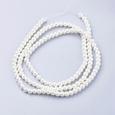 Glass Pearl Beads Strands HY-6D-B02-1