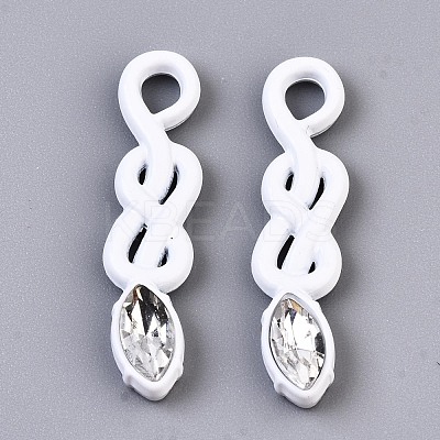 Spray Painted Alloy Pendants PALLOY-S132-229-RS-1