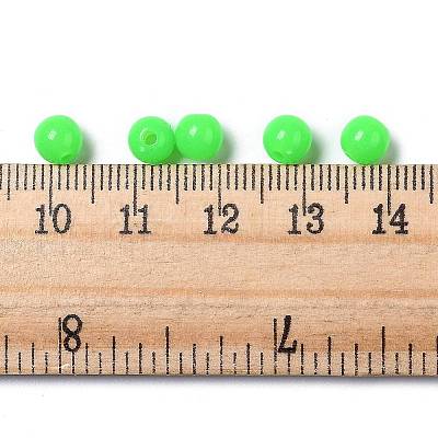 Fluorescent Acrylic Beads MACR-R517-6mm-07-1
