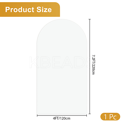 1Pc Polyester Wedding Arch Cover Cloth DIY-CN0003-60B-1