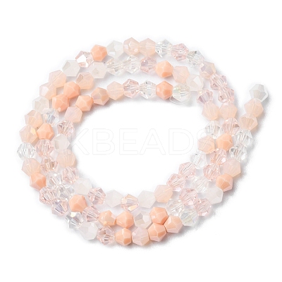 Electroplate Glass Beads Strands LS-EGLA-D018-02A-1