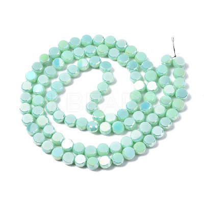 Electroplate Glass Beads Strands EGLA-Q125-002-A03-1