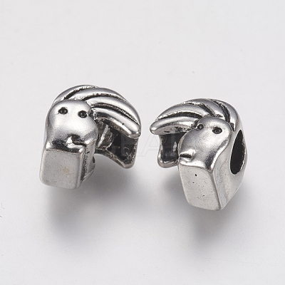 Ion Plating(IP) 304 Stainless Steel European Beads Rhinestone Settings STAS-J022-007AS-1
