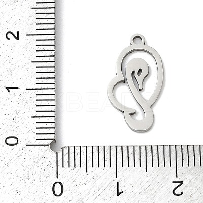 201 Stainless Steel Pendants STAS-F316-32A-P-1