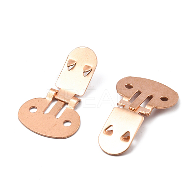Iron Flat Blank Shoe Clips IFIN-WH0072-01A-RG-1