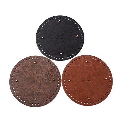 3Pcs 3 Colors PU Leather Crochet Bag Bottom FIND-WR0001-78B-1