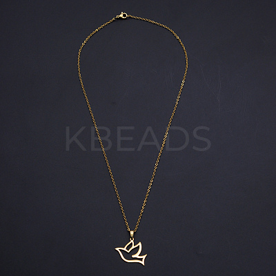 201 Stainless Steel Pendants Necklaces NJEW-S105-JN670-45-2-1