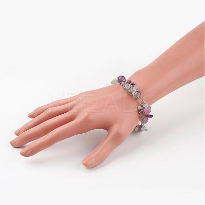Gemstone Bracelets BJEW-JB02642-1