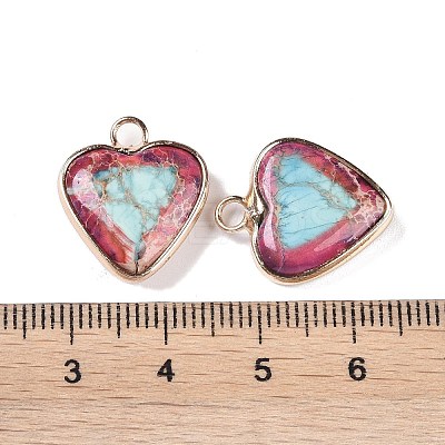 Dyed Synthetic Imperial Jasper Pendants G-P529-08G-03-1