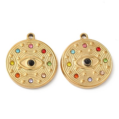 Ion Plating(IP) 304 Stainless Steel Pendants STAS-I306-07B-G-1