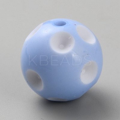 Acrylic Beads MACR-WH20003-02C-1
