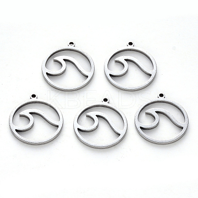 Non-Tarnish 304 Stainless Steel Pendants LS-X-STAS-N092-95-1