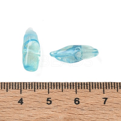 Two Tone Imitation Gemstone Style Acrylic Beads AC-CBA6852-01M-1