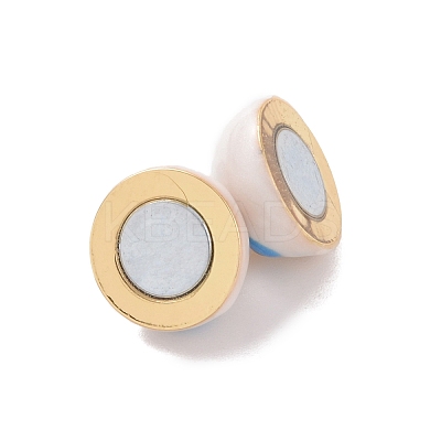 Brass Magnetic Clasps ZIRC-F136-10G-09-1