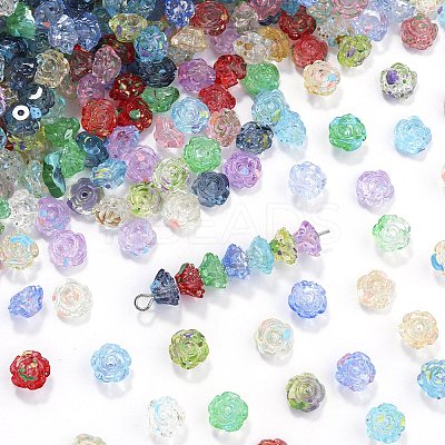 Transparent Acrylic Beads OACR-D321-01C-1