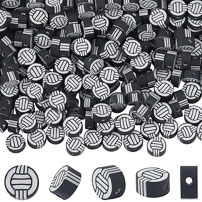 300Pcs Handmade Polymer Clay Beads CLAY-PA0001-31B-1