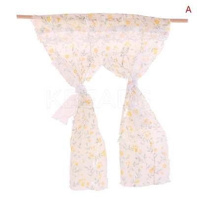 Miniature Cloth Lace Curtains PW-WG66167-01-1