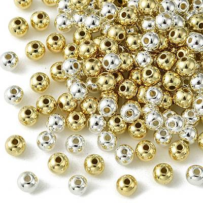 200Pcs 2 Colors CCB Plastic Beads CCB-FS0001-07-1