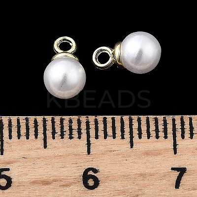 ABS Plastic Imitation Pearl Pendants FIND-H052-01B-04G-1