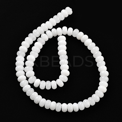 Natural White Jade Beads Strands G-E507-01M-1