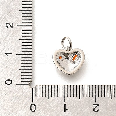 Brass Micro Pave Cubic Zirconia Pendants KK-L225-025P-1