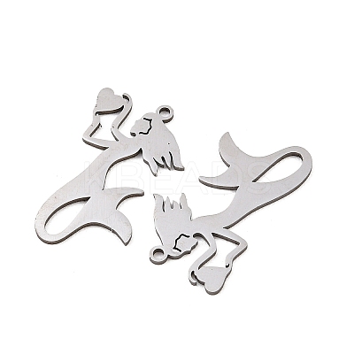 201 Stainless Steel Pendants STAS-I364-06P-1