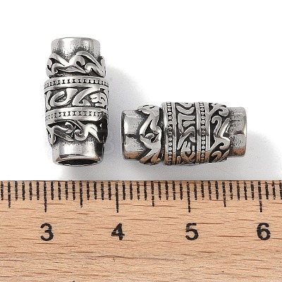 Tibetan Style 316 Surgical Stainless Steel Magnetic Clasps STAS-P362-12B-AS-1