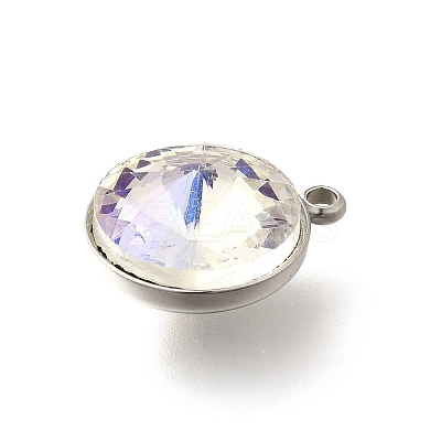 304 Stainless Steel Pendants STAS-Q346-09P-05-1