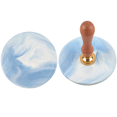 Marble Pattern Porcelain Wax Seal Mats AJEW-WH20007-82B-01-1