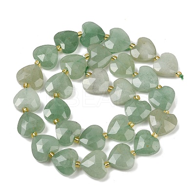 Natural Green Aventurine Beads Strands G-P592-B01-01-1