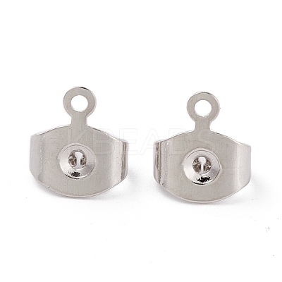 Brass Ear Nuts KK-P001-75P-1