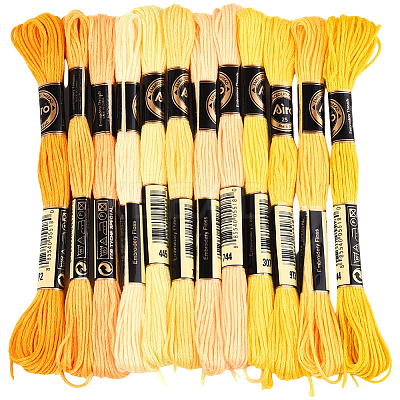 6-Ply Polyester Embroidery Floss OCOR-WH20074-01A-05-1
