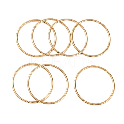 7Pcs PVD Vacuum Plating 304 Stainless Steel Bangles Set for Women BJEW-A011-09B-G-1