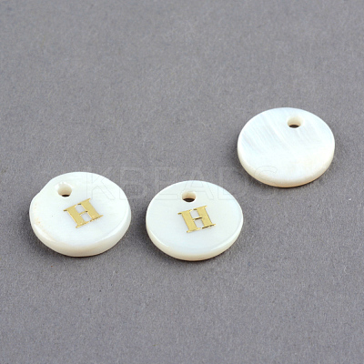 Freshwater Shell Pendants SSHEL-S249-H-1