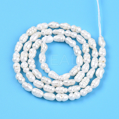 Natural Cultured Freshwater Pearl Beads Strands LS-PEAR-N012-02N-01-1
