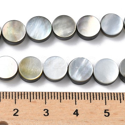 Natural Black Lip Shell Beads Strands BSHE-D300-05-8mm-1