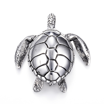 304 Stainless Steel Big Pendants STAS-F044-03AS-1