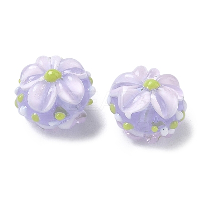 Handmade Lampwork Enamel Beads LAMP-Z020-05A-1
