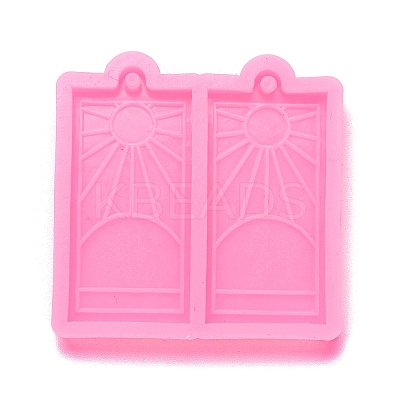 Rectangle with Sunrise Pendant Silicone Molds LS-DIY-M034-11-1