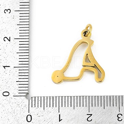 304 Stainless Steel Pendants STAS-R137-01G-A-1