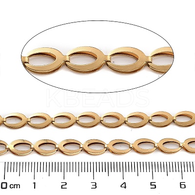 PVD Vacuum Plating 304 Stainless Steel Link Chains CHS-H026-16G-1