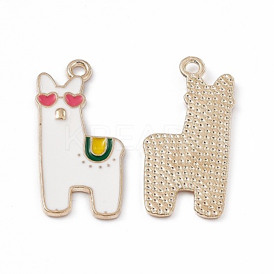 Alloy Enamel Pendants ENAM-C006-03KCG-03-1
