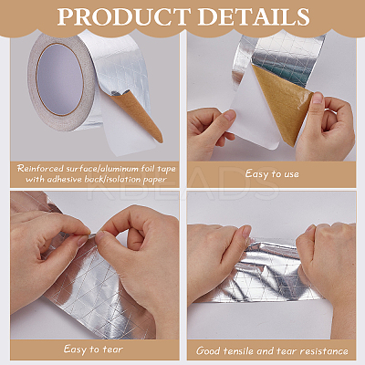 Aluminum Foil Tape AJEW-WH0606-022A-1