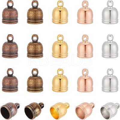 Brass Cord Ends KK-FH0001-52-NF-1